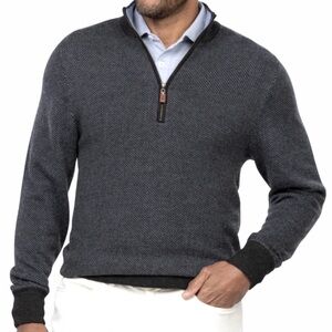 CNWT Turtleson men’s Walt Birdseye quarter zip pullover